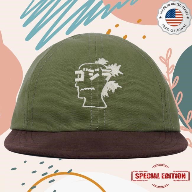 Official Brain Dead x Godzilla Engineer Cap - Olive