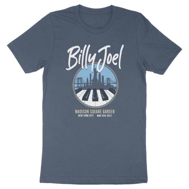 Official Billy Joel Merch Store Billy Joel "5-5-23 Msg Event" T-Shirts Billy Joel Shop BillyJoel