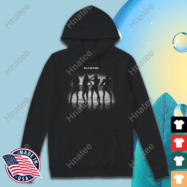 Blackpink Silhouette Black T-Shirt Pop Crave