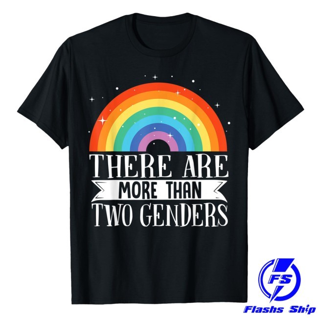 Official There Are More Than 2 Genders Lgbtq Shirt