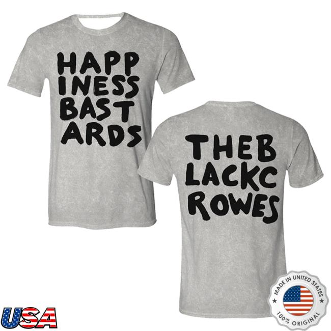 Official The Black Crowes Happiness Bastards Mineral Wash Shirt 2024 TheBlackCrowes