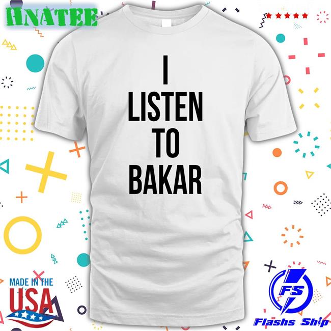 Yeaabk I Listen To Bakar T Shirt White