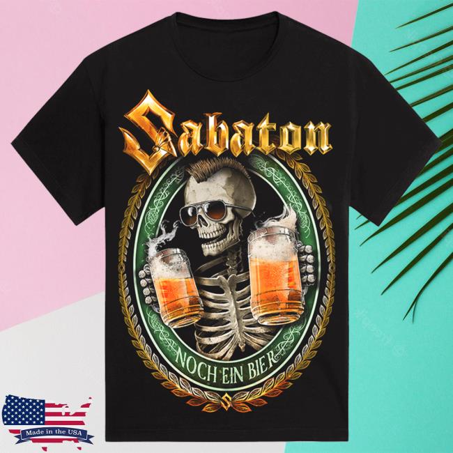 Official Sabaton Merch Store Sabaton Noch Ein Bier Shirt 2023 Sabaton Shop