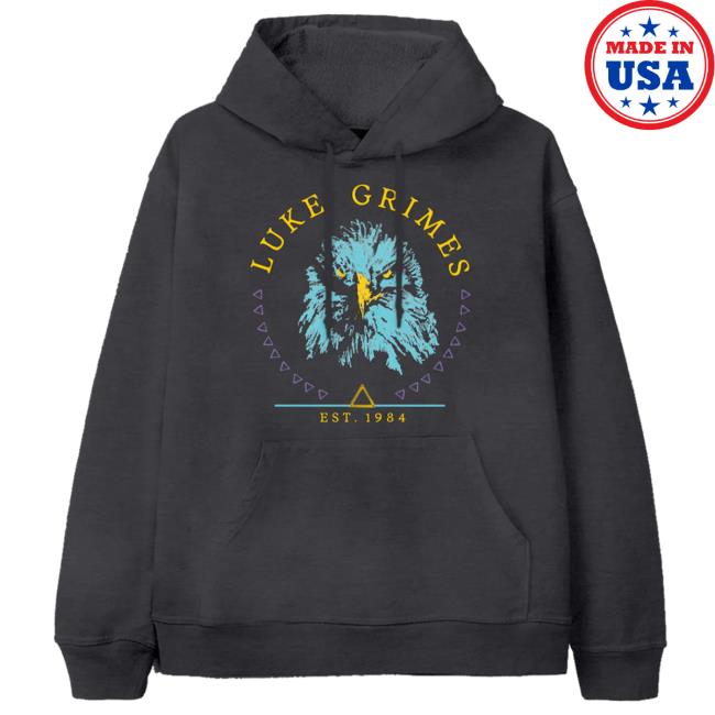 Official Umg Nashville Merch Luke Grimes Eagle Pullover Hoodie