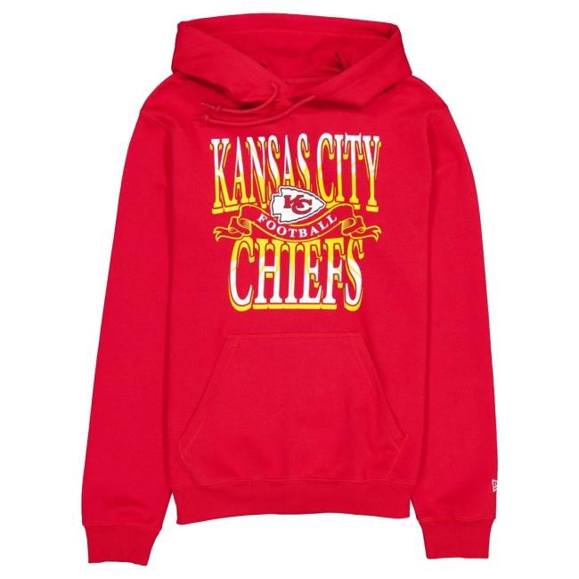 Official New Era Cap Apparel Store Shop Kansas City Chiefs Sport Classics Red Pullover Sweatshirt Newera Cap Clothing Merch NeweraCap