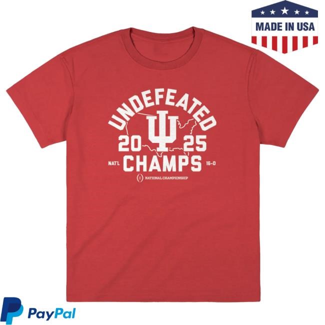 Fan Section Hoosiers Undefeated Pullover Hoodie Homefield Apparel NCAA