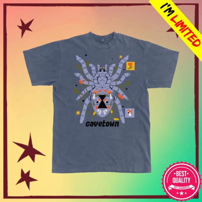 Official Cavetown Merch Floral Spider Tee Cave Town