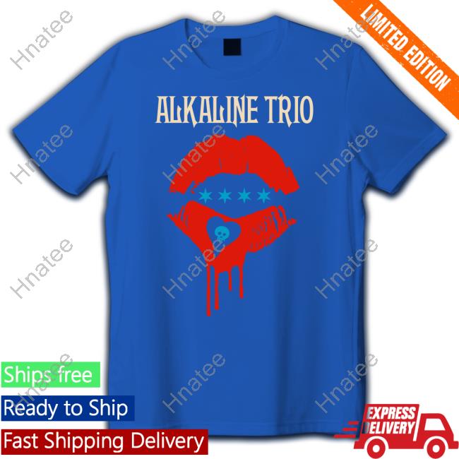 Alkaline Trio Merch Lips Shirts Alkalinetrio