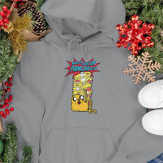 Jake Makin Bacon Pancakes T Shirt Adventure Time Hugh Jackman