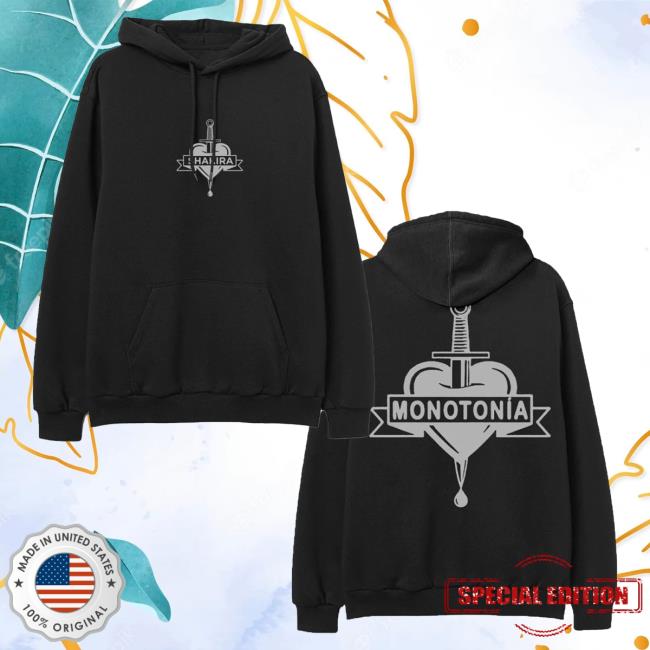 Official Shakira Merch Store Monotonía Hood - Black Shakira Apparel Clothing Shop