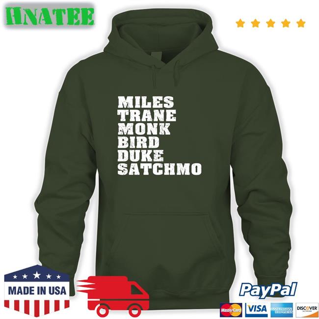 Miles Trane Monk Bird Duke Satchmo Shirt