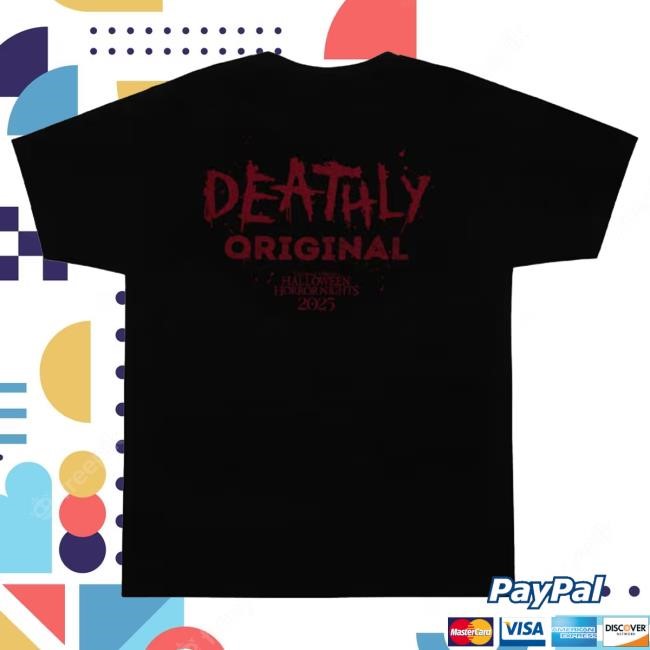 Official Halloween Horror Nights 2025 Original House Adult Hot Shirt