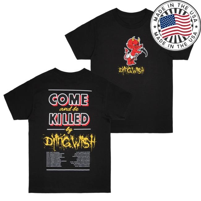 Dying Wish Official Merch Tour New Tee