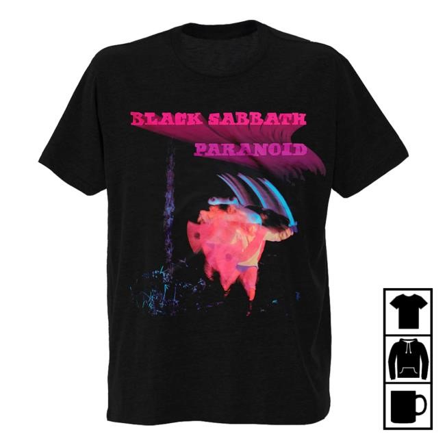 Black Sadbath Paranoid Tee Shirt