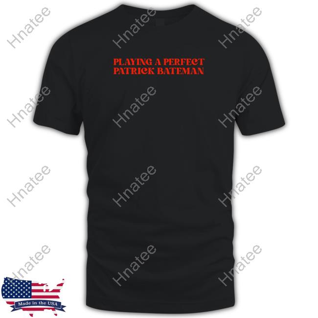 Maisie Peters Playing A Perfect Patrick Bateman Shirt
