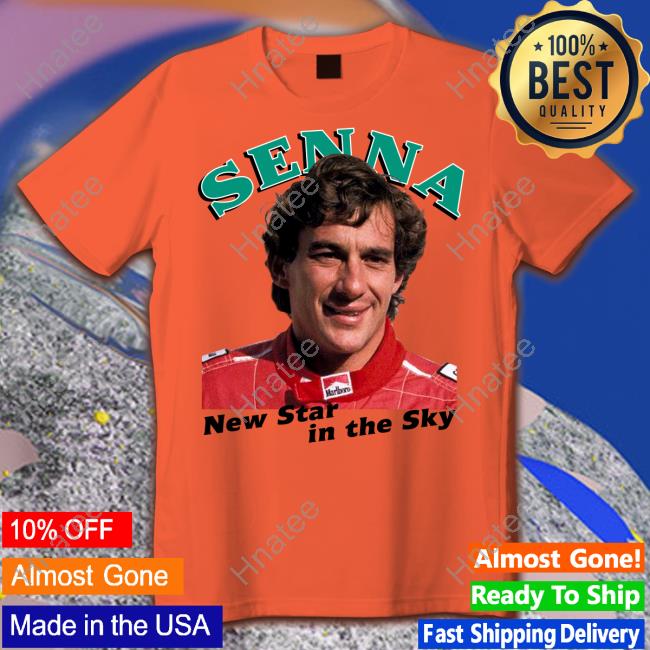 Official Ayrton Senna New Star In The Sky Shirts
