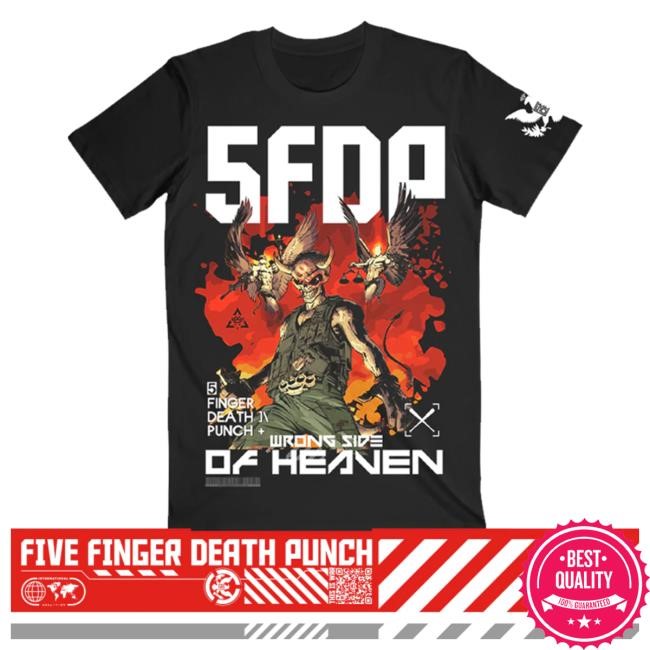 Official Five Finger Death Punch Merch Store Wrong Side Of Heaven Black Shirts Five Finger Death Punch Clothing Shop