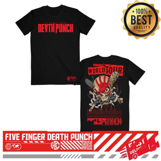 Official Five Finger Death Punch Merch Store Aft3rlife ITIN Black Shirt New Five Finger Death Punch Clothing Shop