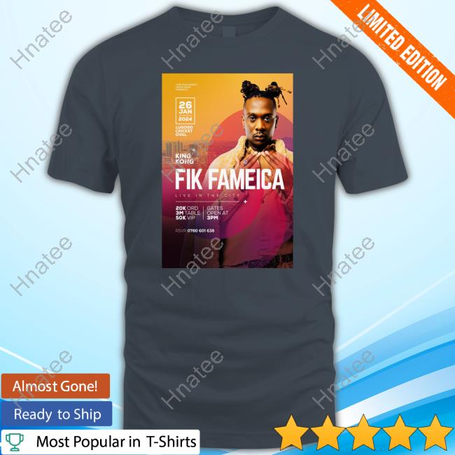 Fik Fameica Live In The City Poster T Shirt