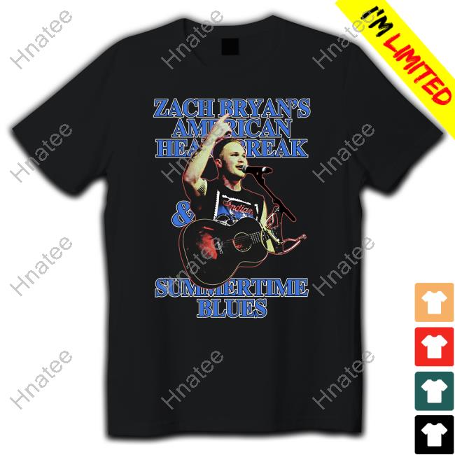 Zach Bryan Shop Summertime Blues T-Shirt