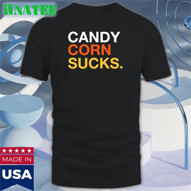 Obvious Shirts Shop Candy Corn Sucks Long Sleeve Tee Shirt