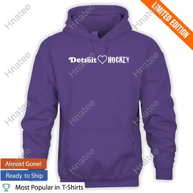 Barstool Sports Store Detroit Loves Hockey Shirt