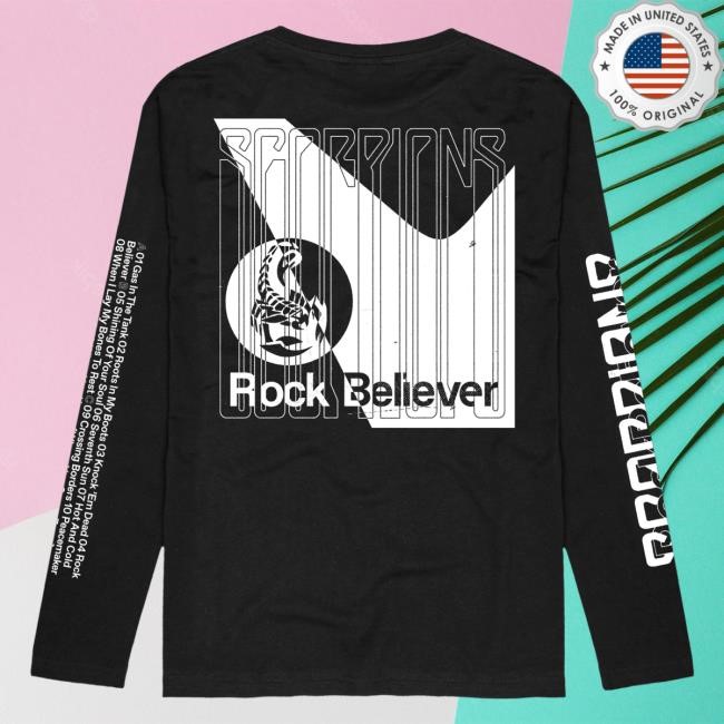 Official Scorpions Store Merch Rock Believer LS Tee