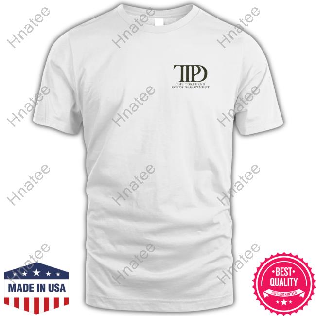 Official The Tortured Poets Department Black Top Shirt