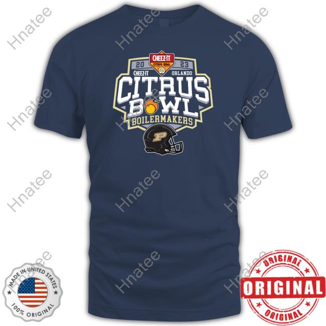 Cheez-It Orlando Citrus Bowl Purdue Boilermakers 2023 T Shirt Boilers Purdue 2023