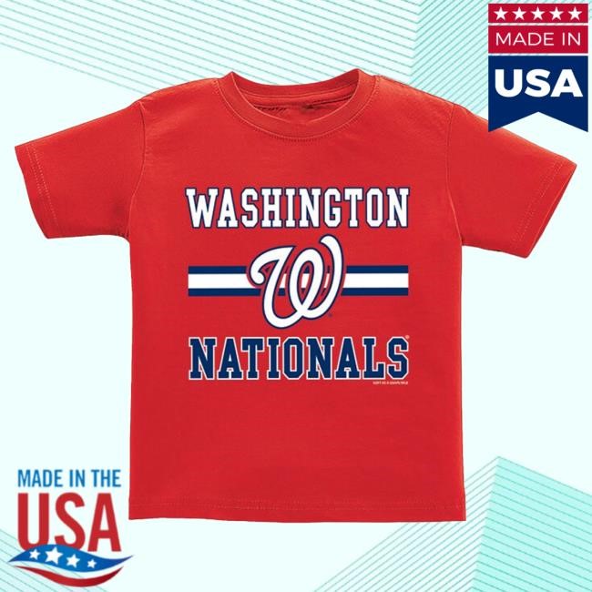Washington Nationals Boys Red Home Team Short Sleeve Tshirt | Rally House Official Merch Store – Buy Official MLB T Shirt