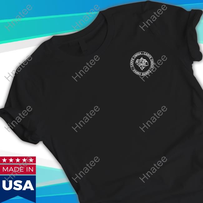 Carpe Omnia Badge Icon Shirts Black