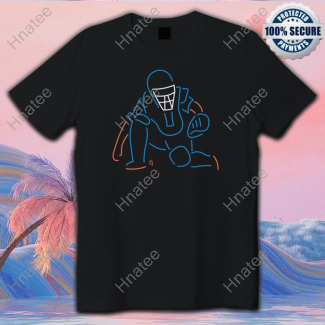 Official Athlete Logos Custom Catchers Neon Print shirt