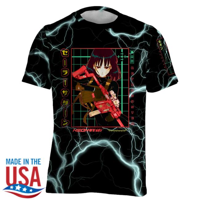 Official Vapor95 Clothing Store Sailor Saturn Teal Black Hooded Sweatshirt 3D All Over Print