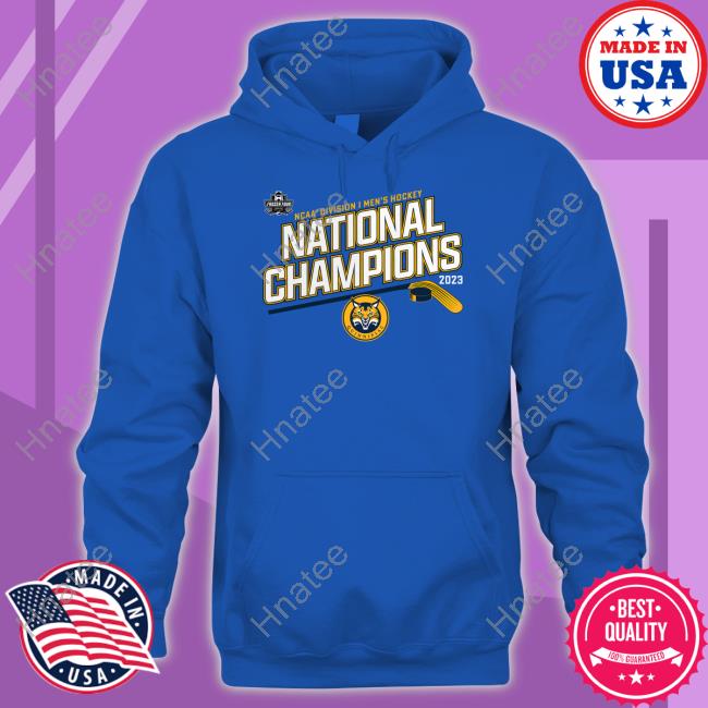 Quinnipiac Bobcats 2023 NCAA Men's Ice Hockey National Champions T Shirt
