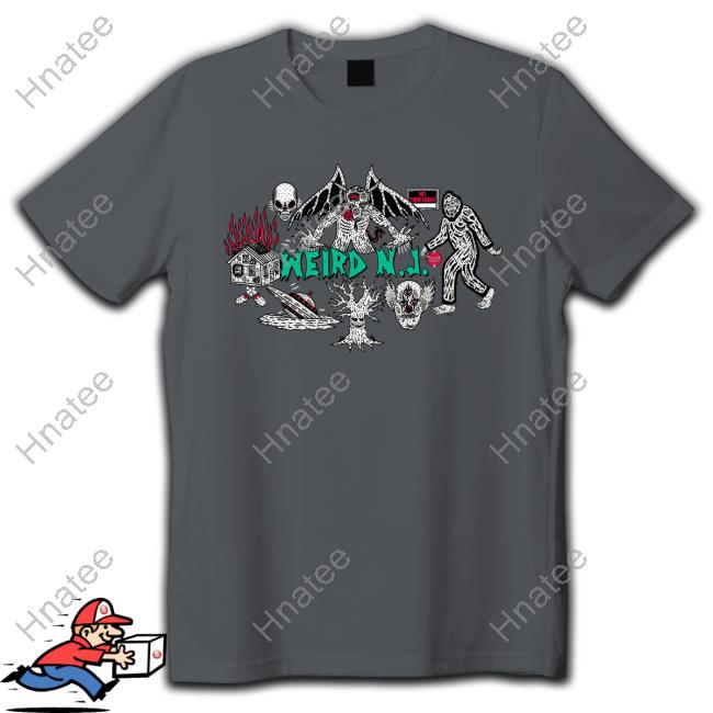 Official Weird NJ Pullover Long Sleeve Tee Shirt