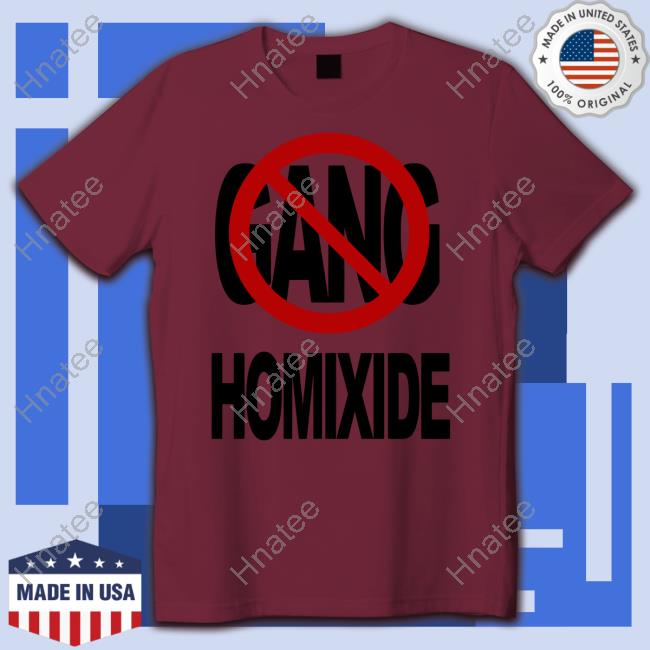 Not A Gang Homixide Hooded Sweatshirt Homixide Gang Merch
