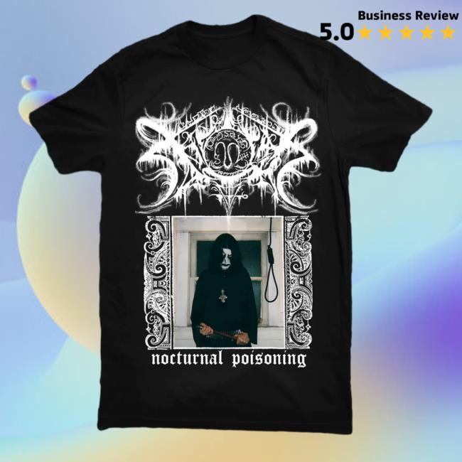 Official Xasthur Merch Nocturnal Black Shirts