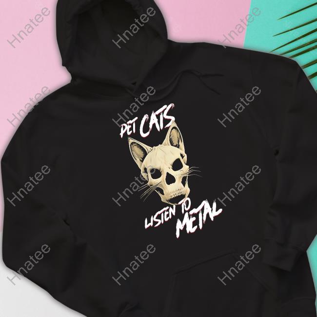 Pet Cats Listen To Metal Shirts