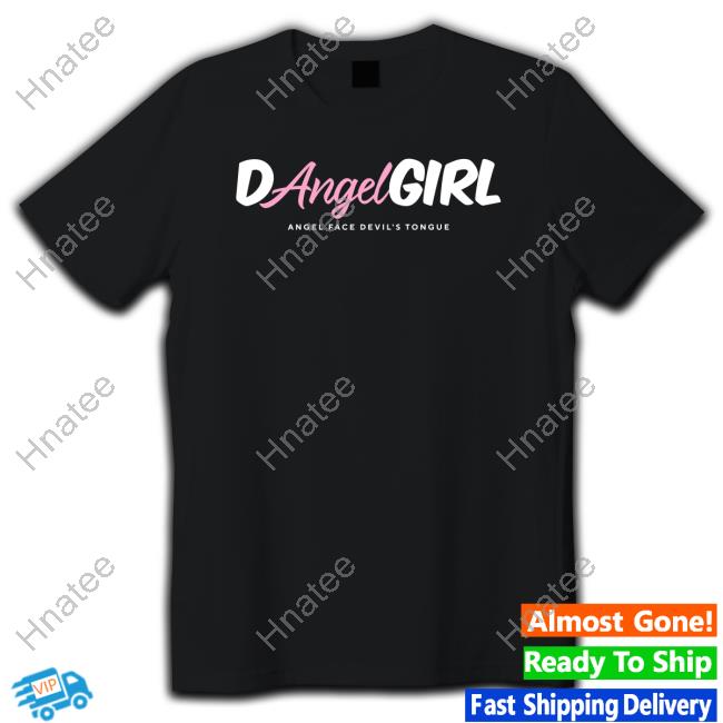 D Angel Girl Angel Face Devil's Tongue Shirt