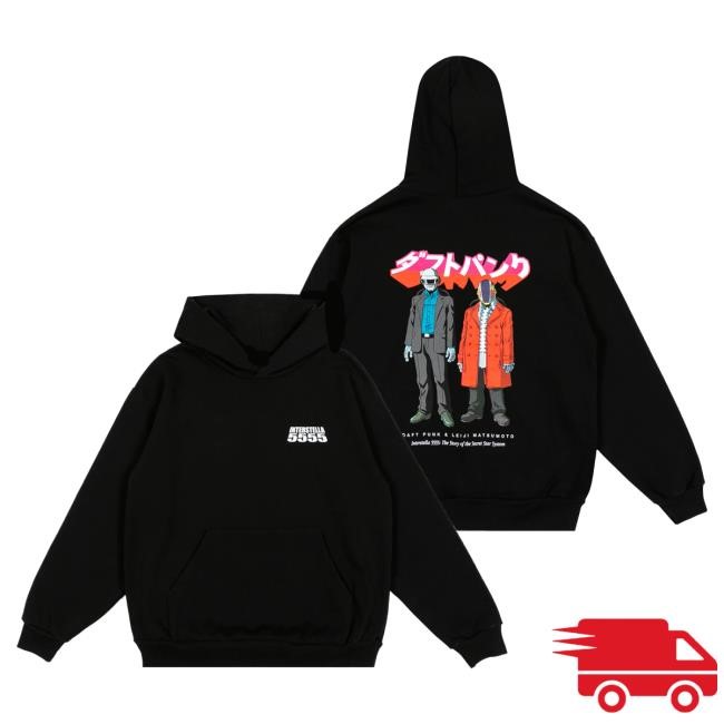 Official Daft Punk Merch Store Daft Punk Interstella 5555 Cameo Pullover Sweatshirt