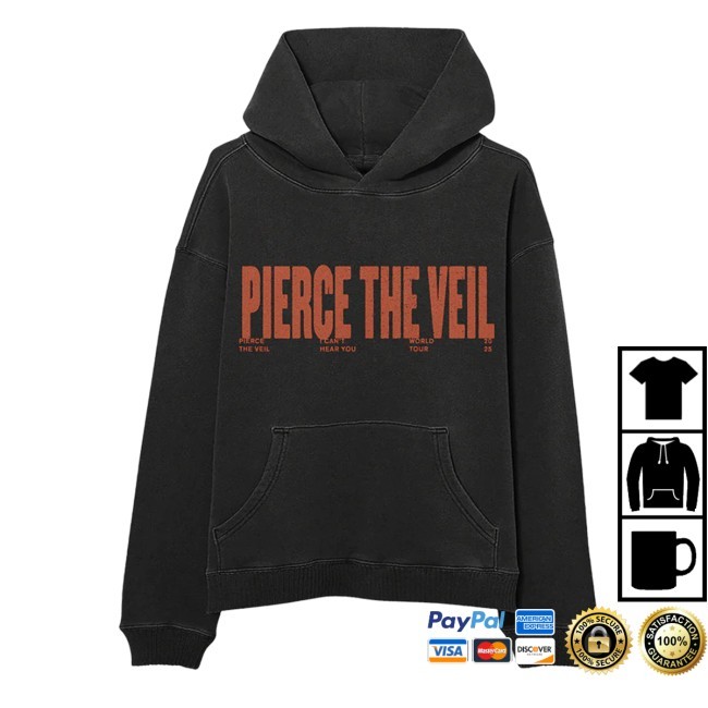 PTV Merch I Can't Hear You Tour Hood Pierce The Veil Store Apparel