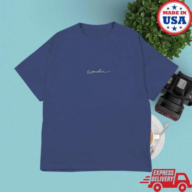 Shawn Mendes Merch Wonder Script New T-Shirt Shawn Mendes Shop