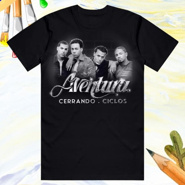 Official Aventura Merch Store Shop Aventura Tour Date T-Shirt