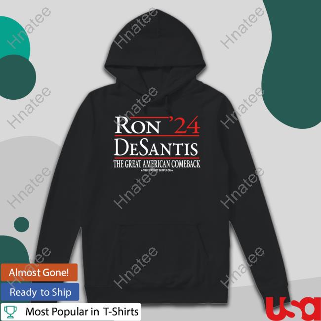 Official Ron Desantis 2024 The Great American Comeback Tee