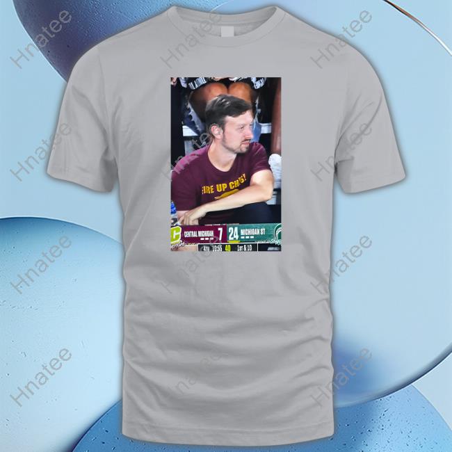 Central Michigan And Michigan St Jim Costa This Audience Is Undefeated T-Shirt