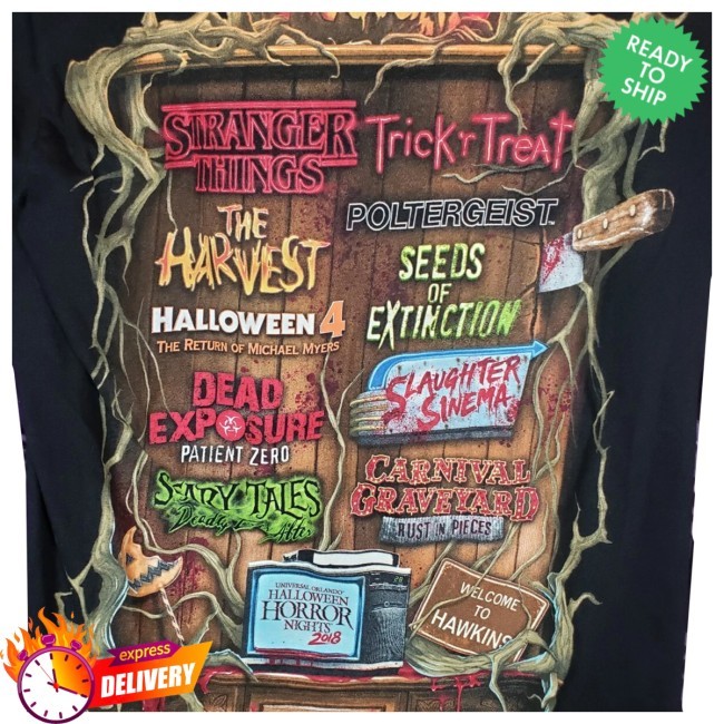 Official Universal Studios - Halloween Horror Nights 2018 New T-Shirt - Universal Studios
