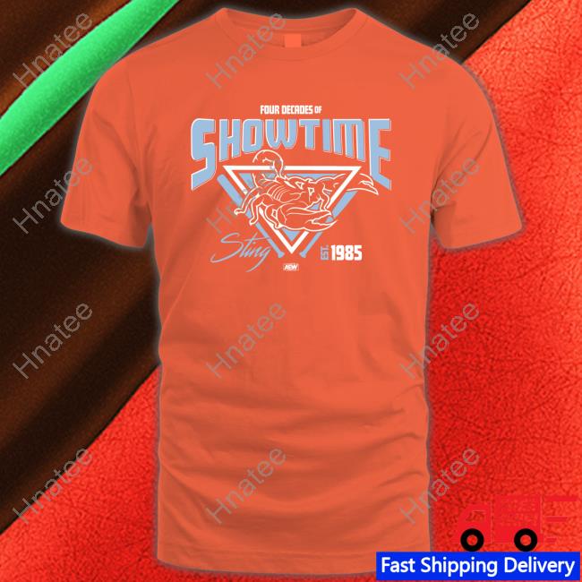 Official Four Decades Of Showtime! Sting Est.1985 Long Sleeve Tee Shirt