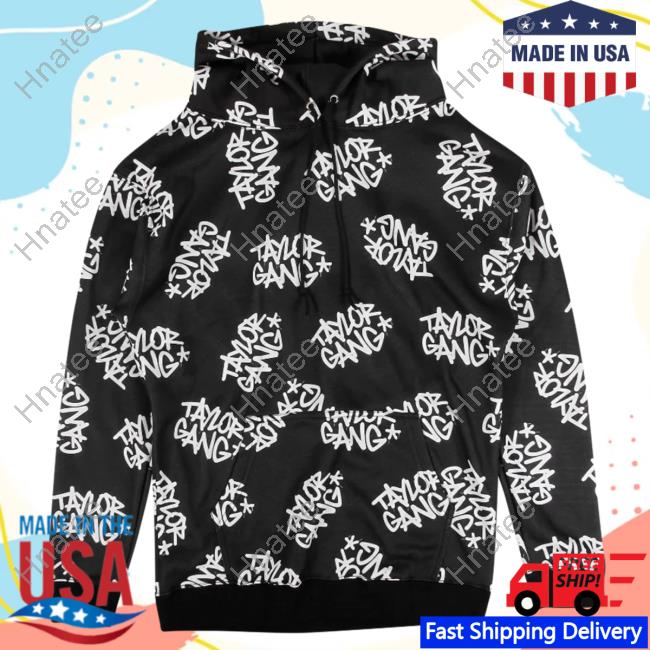 Official Taylor Gang Clothing Store All Over Print Team Hoodies 3D AOP In Black Taylorgang Merch