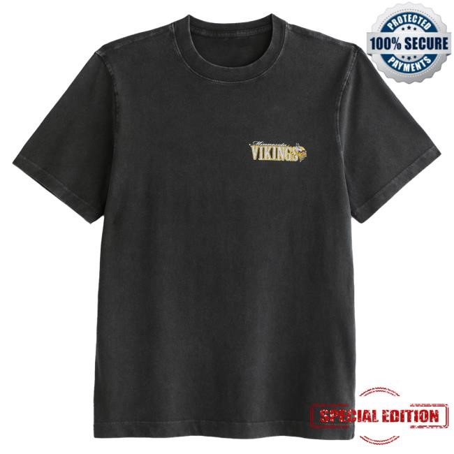 Official Abercrombie And Fitch Apparel Clothing Merch Minnesota Vikings Graphic Tee Abercrombie Store Shop