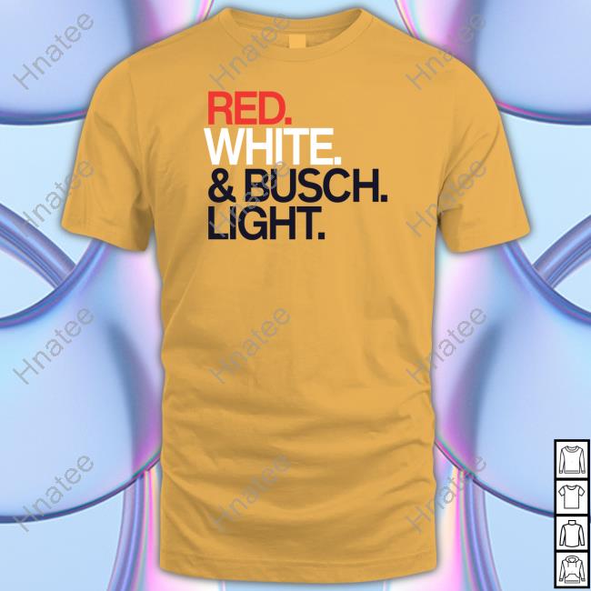 Red White & Busch Light Shirt Rodney Davis